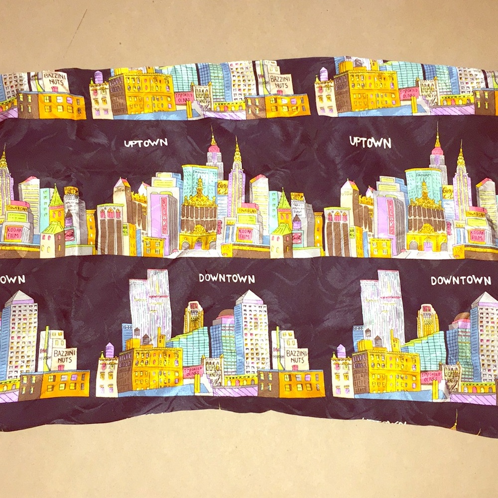 Nicole Miller silk scarf